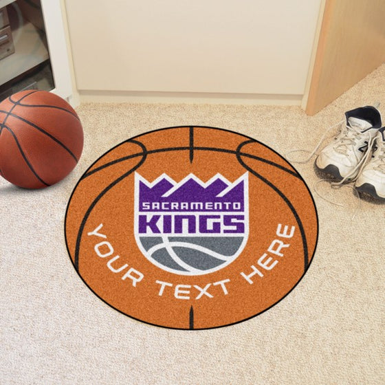 Sacramento Kings Personalized Basketball Mat