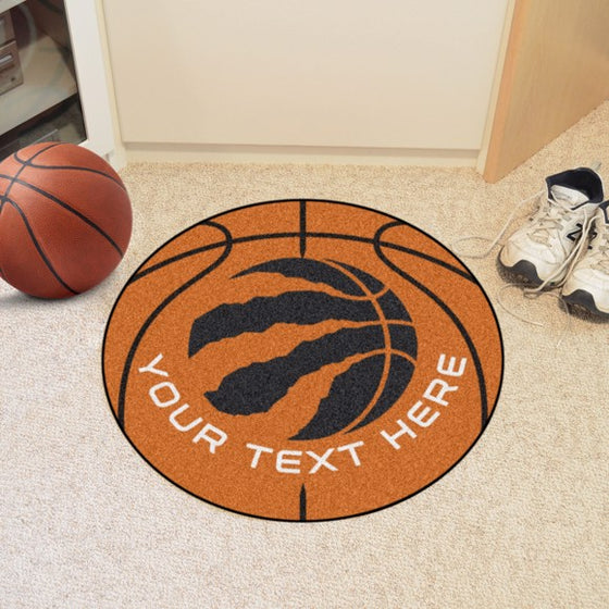 Toronto Raptors Personalized Basketball Mat
