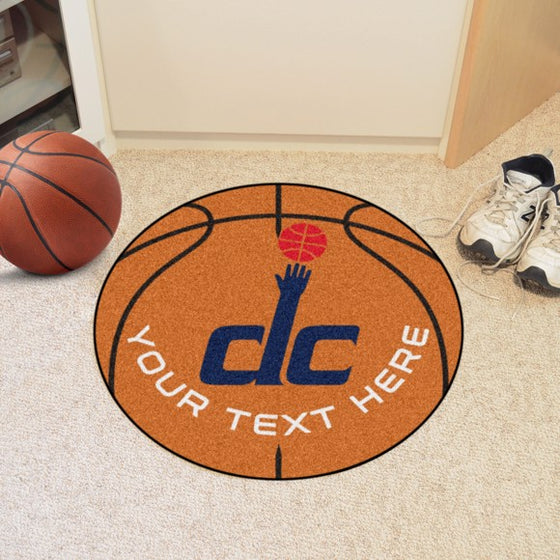 Washington Wizards Personalized Basketball Mat