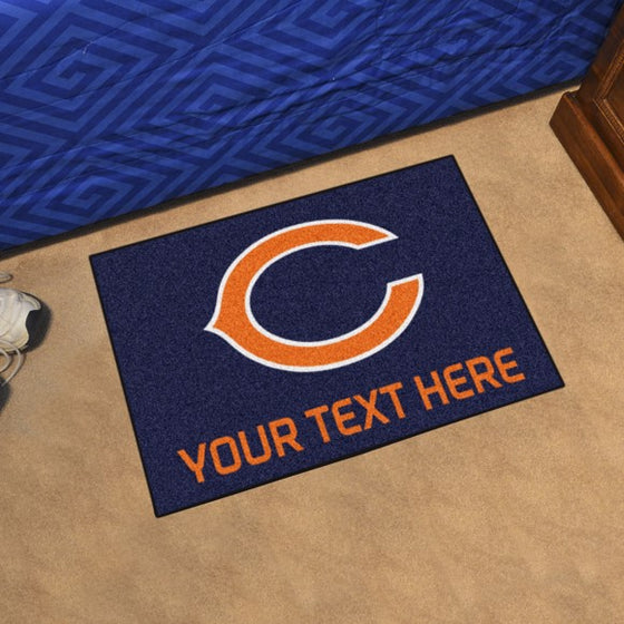 Chicago Bears Personalized Starter Mat