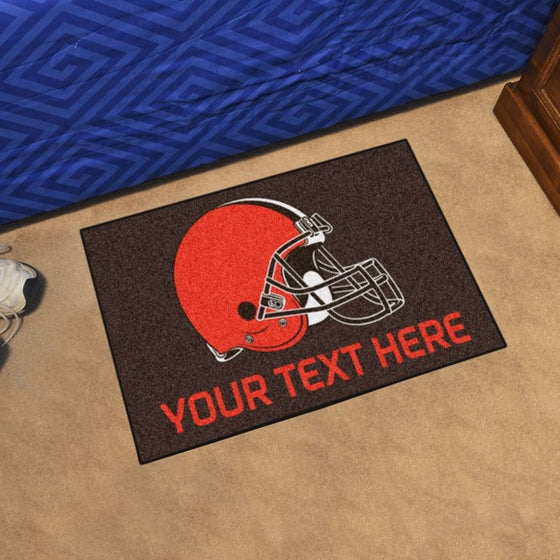 Cleveland Browns Personalized Starter Mat