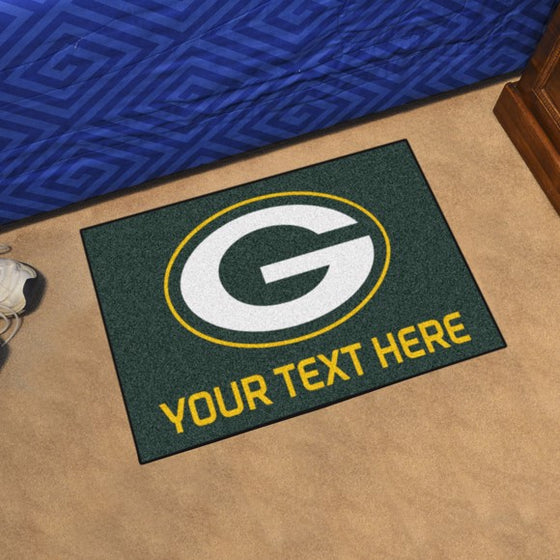 Green Bay Packers Personalized Starter Mat