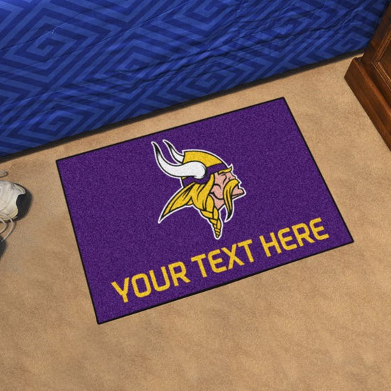 Minnesota Vikings Personalized Starter Mat