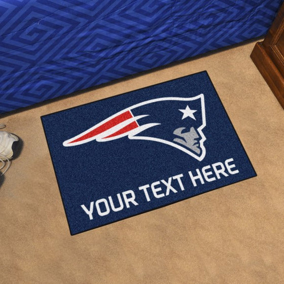 New England Patriots Personalized Starter Mat