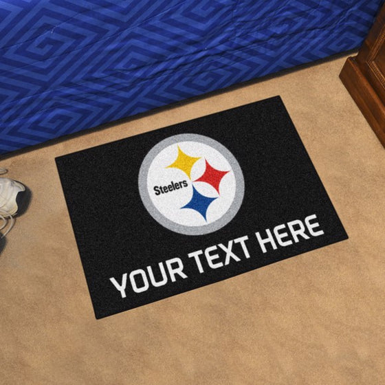 Pittsburgh Steelers Personalized Starter Mat