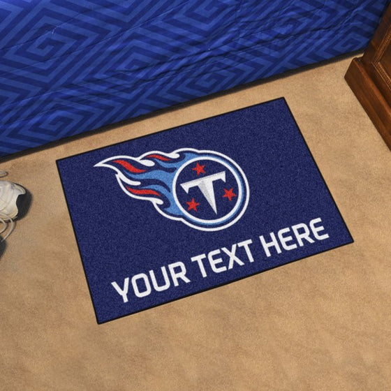 Tennessee Titans Personalized Starter Mat