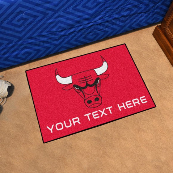 Chicago Bulls Personalized Starter Mat