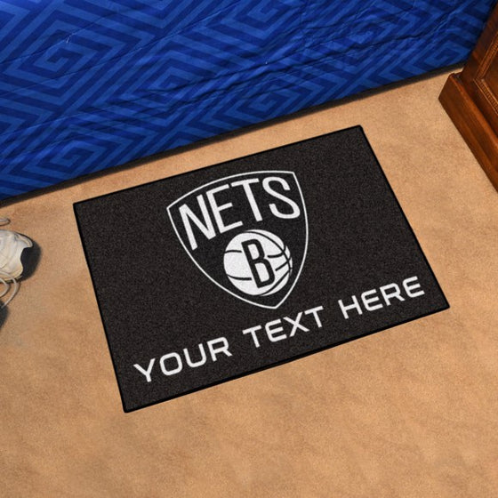 Brooklyn Nets Personalized Starter Mat