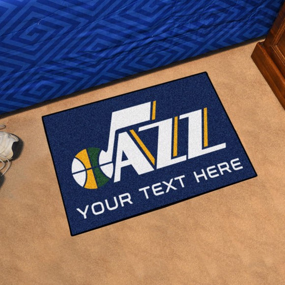 Utah Jazz Personalized Starter Mat
