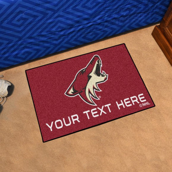 Arizona Coyotes Personalized Starter Mat