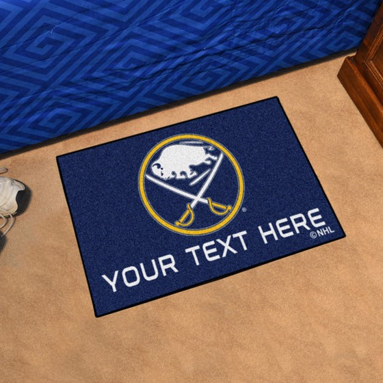 Buffalo Sabres Personalized Starter Mat