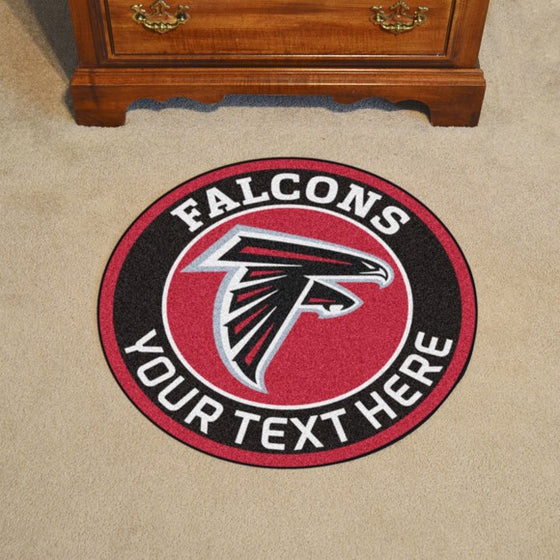 Atlanta Falcons Personalized Roundel Mat