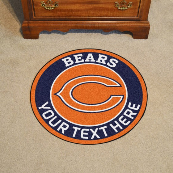 Chicago Bears Personalized Roundel Mat