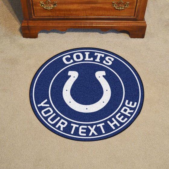 Indianapolis Colts Personalized Roundel Mat