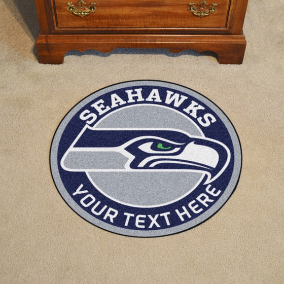 Seattle Seahawks Personalized Roundel Mat
