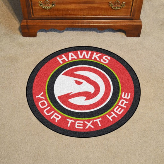 Atlanta Hawks Personalized Roundel Mat