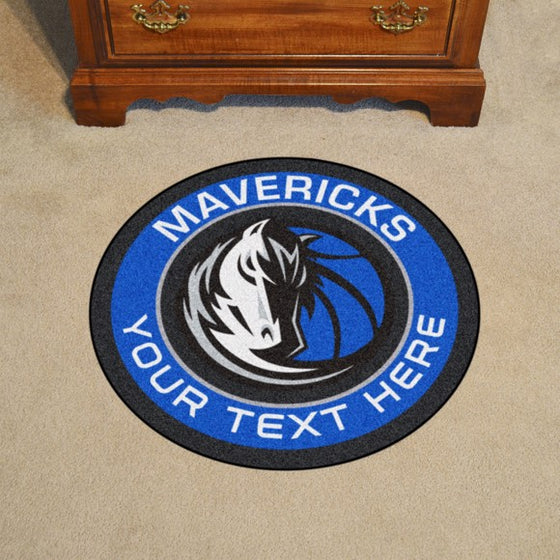 Dallas Mavericks Personalized Roundel Mat