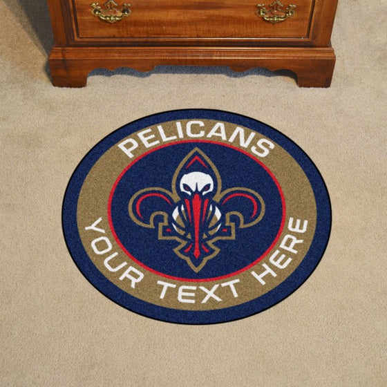 New Orleans Pelicans Personalized Roundel Mat