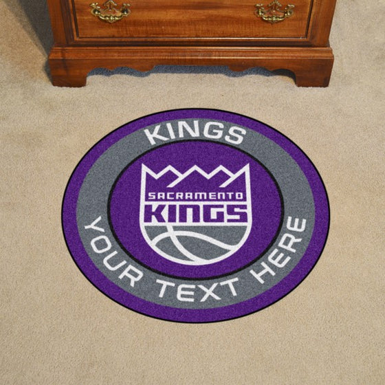 Sacramento Kings Personalized Roundel Mat