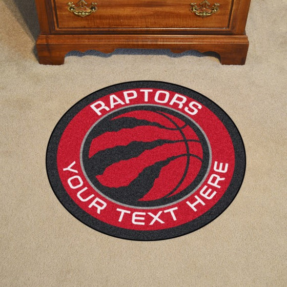 Toronto Raptors Personalized Roundel Mat