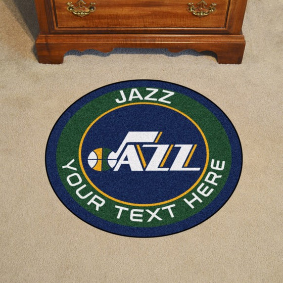 Utah Jazz Personalized Roundel Mat