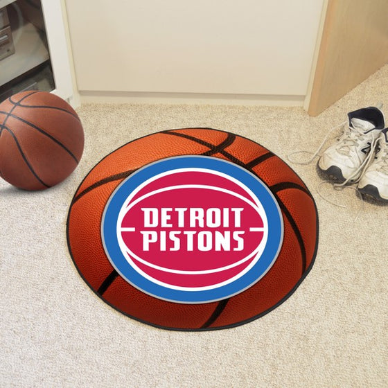 Detroit Pistons Basketball Mat
