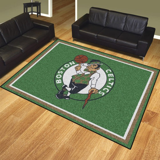 Boston Celtics 8'x10' Plush Rug