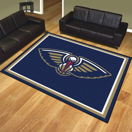 New Orleans Pelicans 8'x10' Plush Rug