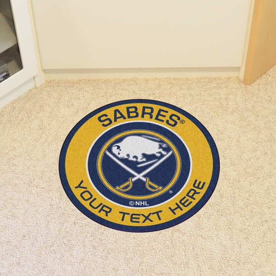Buffalo Sabres Personalized Roundel Mat