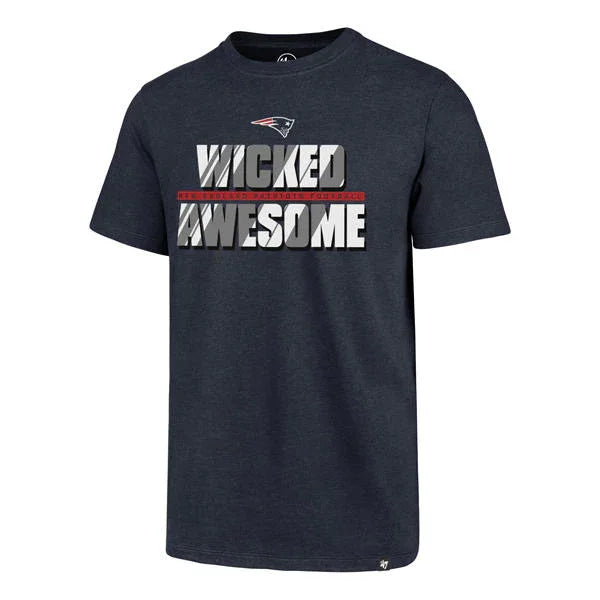 47 Brand NEW ENGLAND PATRIOTS REGIONAL CLUB TEE MENS / FALL NAVY M