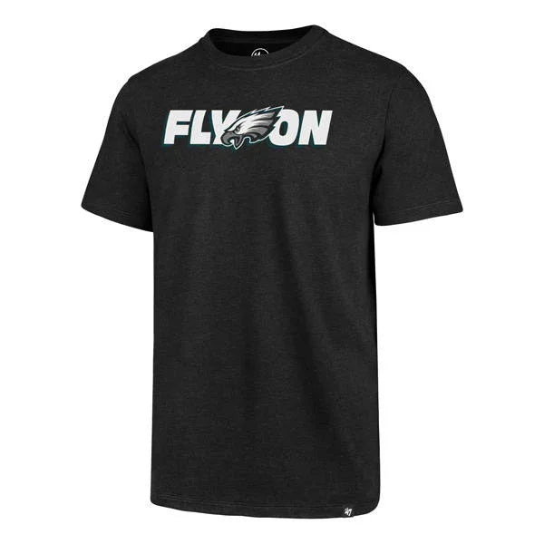PHILADELPHIA EAGLES JET BLACK REGIONAL CLUB TEE MENS - Medium (M)