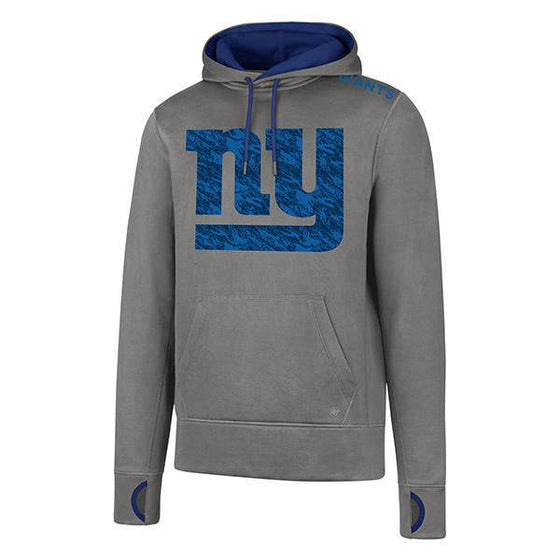 NEW YORK GIANTS WOLF GREY FORWARD HOODED PULLOVER SWEATSHIRT MENS SIZE XL - 757 Sports Collectibles