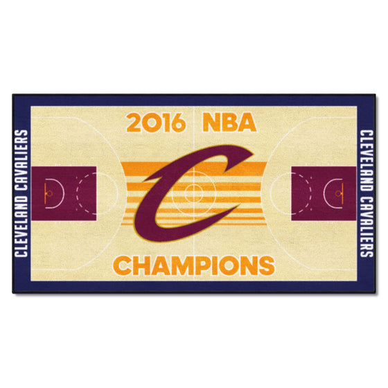 Cleveland Cavaliers 2016 NBA Finals Champions NBA Court Large Runner - 757 Sports Collectibles