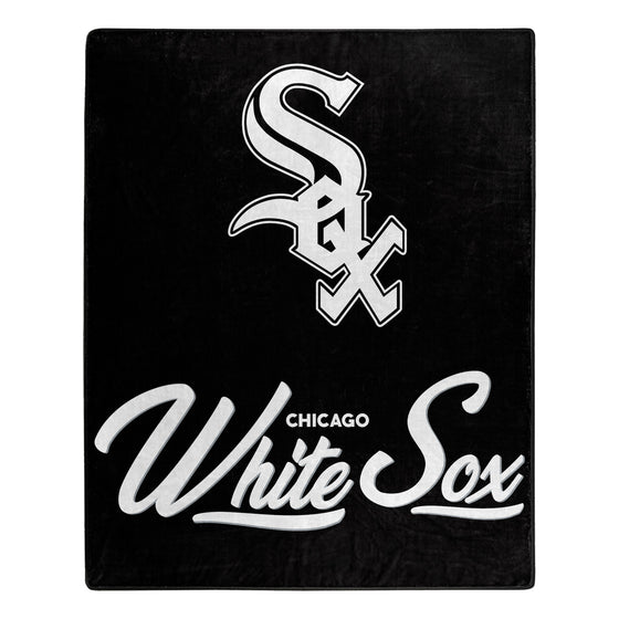 Chicago White Sox Blanket 50x60 Raschel Signature Design