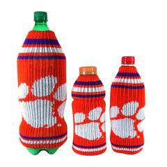 Clemson Tigers Krazy Kover Bottle Insulator Strecthable Knit - 757 Sports Collectibles