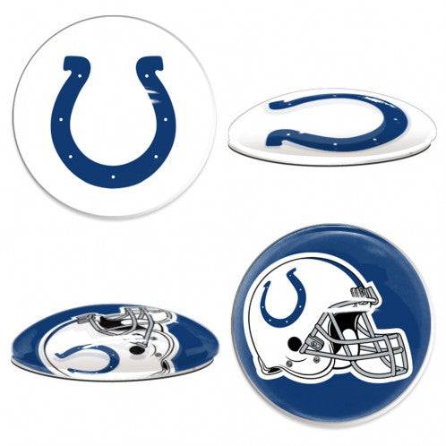 Indianapolis Colts Sports Dotts (1" Round Domed Glass Magnet Set) - 757 Sports Collectibles
