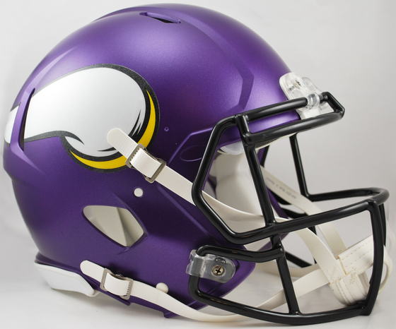 Minnesota Vikings Speed Football Helmet <B>Satin Purple</B>