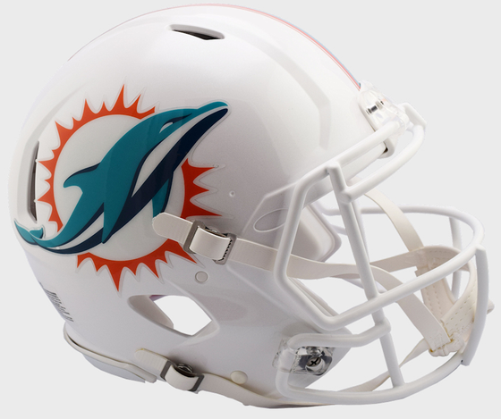 Miami Dolphins Speed Football Helmet
