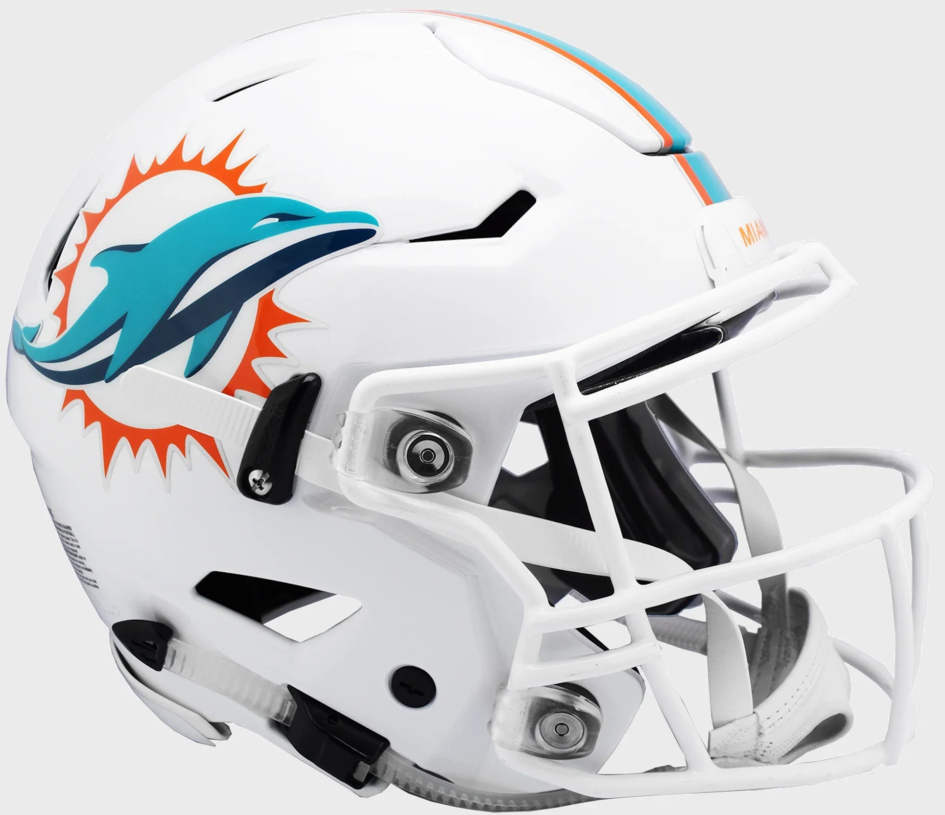 Miami Dolphins Helmet Riddell Authentic Full Size SpeedFlex Style