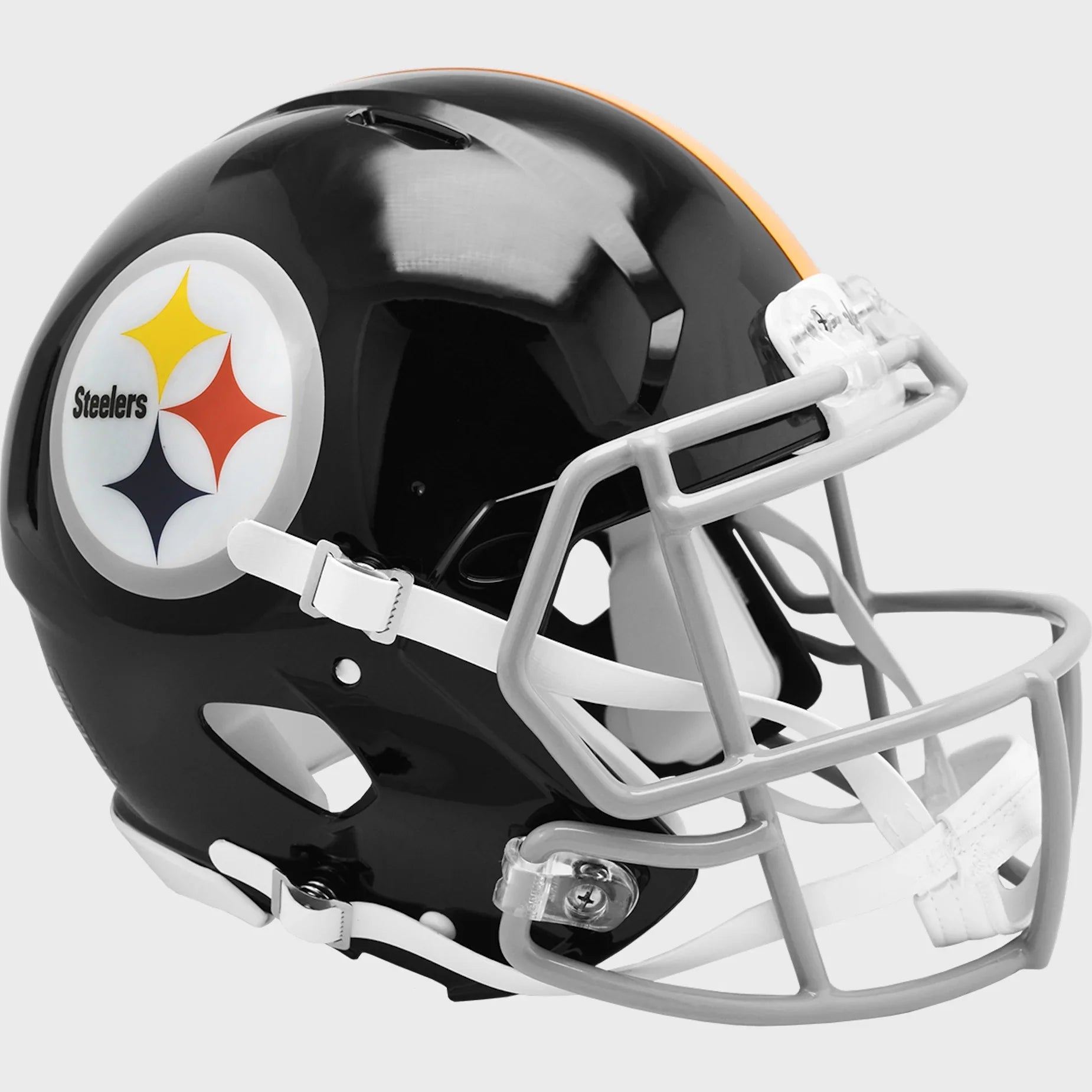 Pittsburgh Steelers 1963 to 1976 Speed Throwback Football Helmet