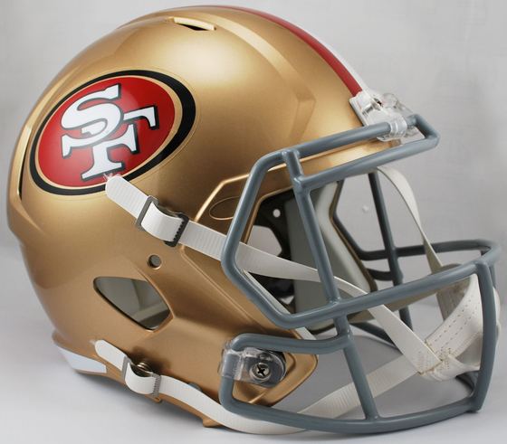 San Francisco 49ers Speed Replica Football Helmet