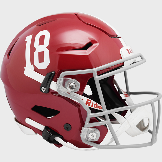 Alabama Crimson Tide SpeedFlex Football Helmet #18 <B>NEW 2021</B>