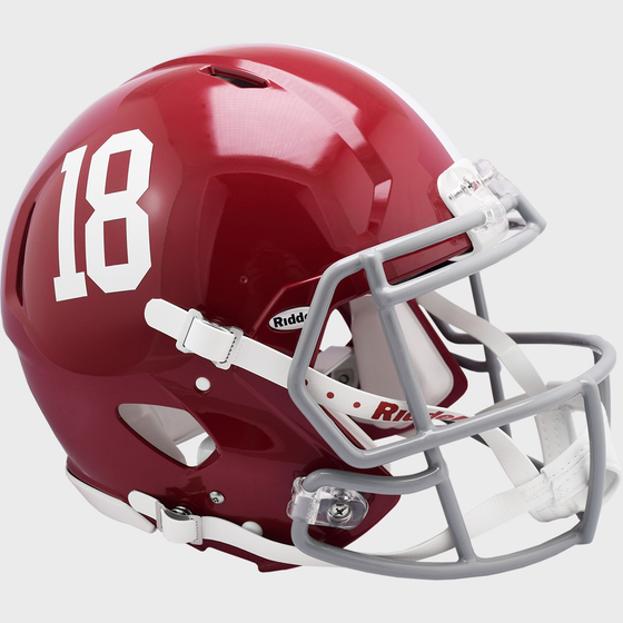 Alabama Crimson Tide Speed Football Helmet #18 <B>NEW 2021</B>