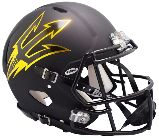 Arizona State Sun Devils Speed Football Helmet <B>Satin Black</B>