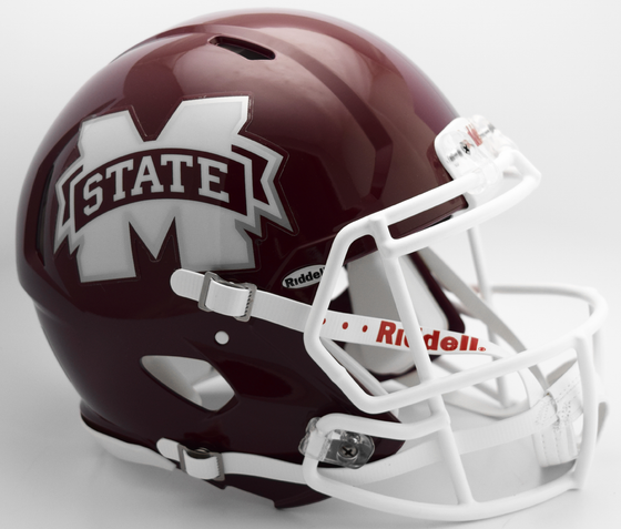 Mississippi State Bulldogs Speed Football Helmet <B>2016 M State</B>