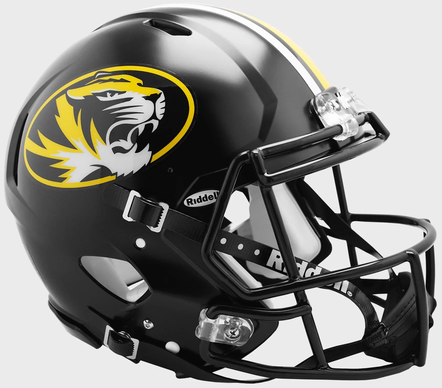 Missouri Tigers Speed Football Helmet <B>Anodized Black</B>