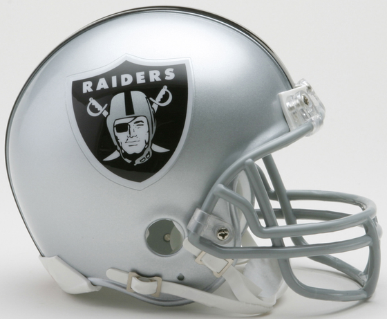 Las Vegas Raiders NFL Mini Football Helmet
