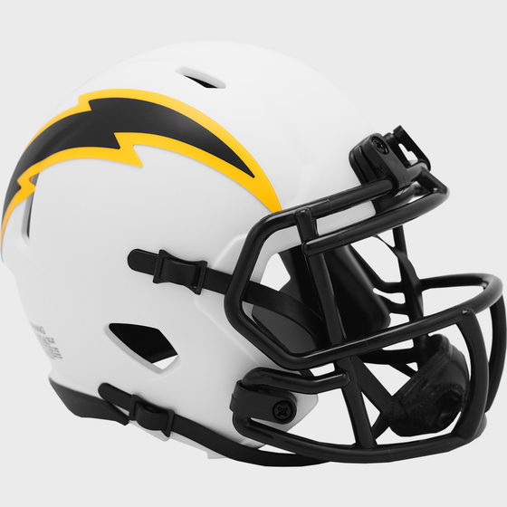 Los Angeles Chargers NFL Mini Speed Football Helmet <B>LUNAR ECLIPSE</B>