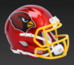 Arizona Cardinals NFL Mini Speed Football Helmet FLASH