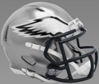Philadelphia Eagles NFL Mini Speed Football Helmet FLASH